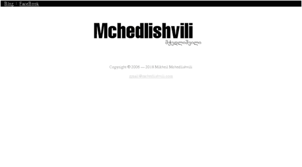 mchedlishvili.me