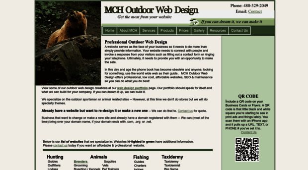 mchoutdoorwebdesign.com