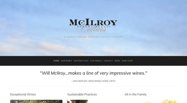 mcilroycellars.com