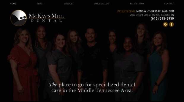 mckaysmilldental.com