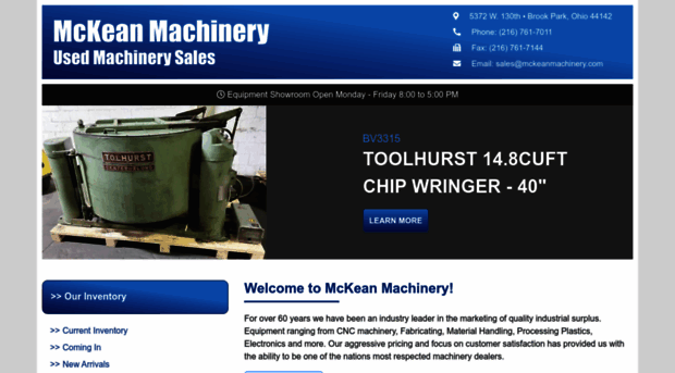 mckeanmachinery.com