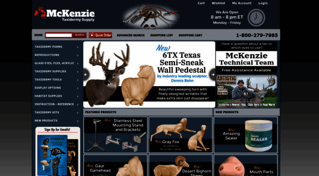 mckenzietaxidermy.com