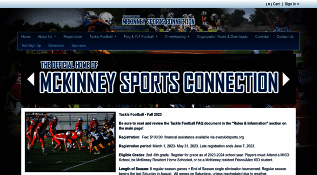 mckinneysportsconnection.org