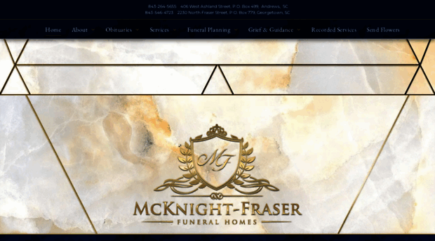 mcknightfraserfuneralhomes.com