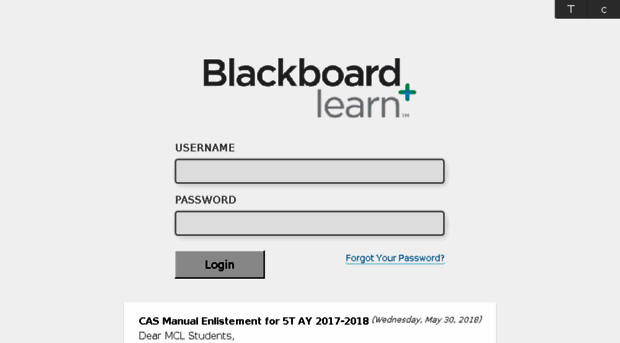 mcl.blackboard.com