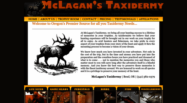 mclaganstaxidermy.com