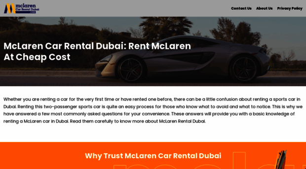 mclarencarrentaldubai.com