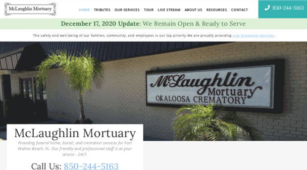 mclaughlinmortuary.com