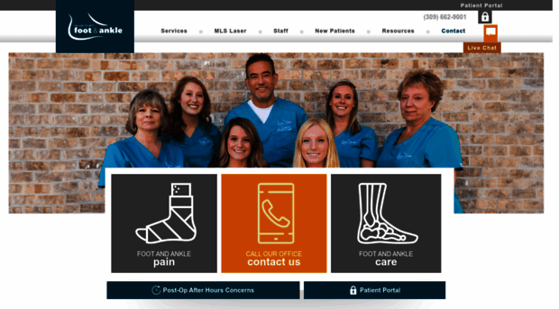 mcleancountyfootandankle.com