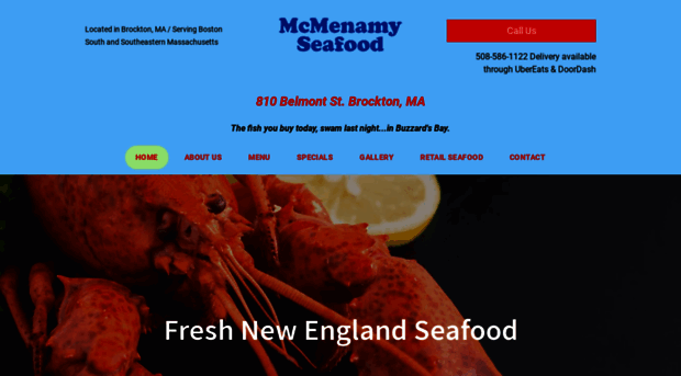 mcmenamyseafood.com