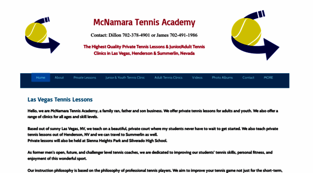 mcnamaratennis.com