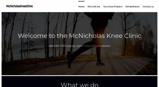 mcnicholaskneeclinic.co.uk