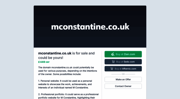 mconstantine.co.uk