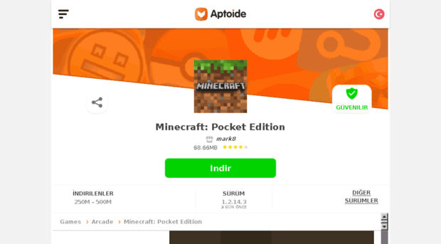 mcpe-minecraft-pocket-edition-download-apk.tr.aptoide.com