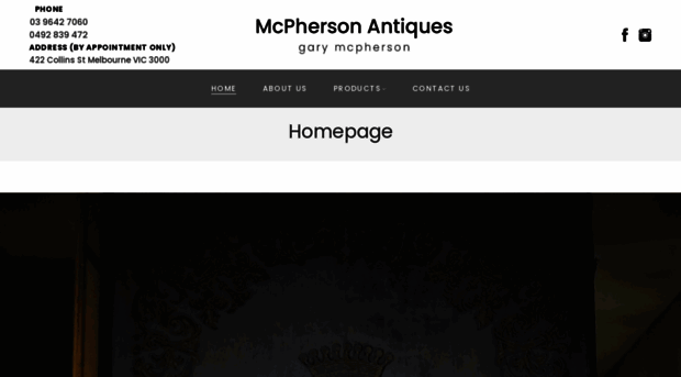 mcphersonantiques.com