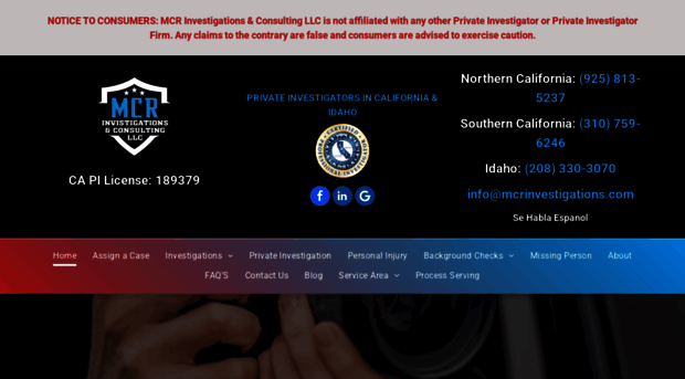 mcrinvestigations.com
