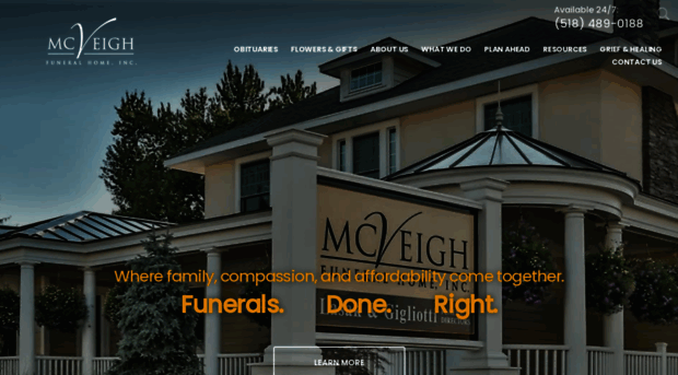 mcveighfuneralhome.com