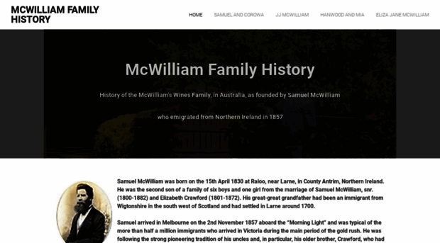 mcwilliamfamilyhistory.weebly.com