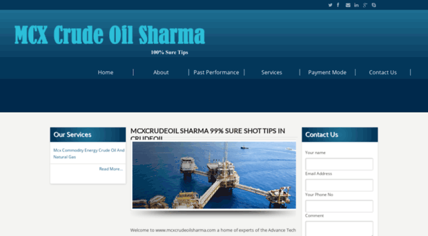 mcxcrudeoilsharma.com