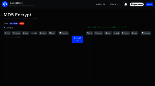 md5encrypt.codeutility.io