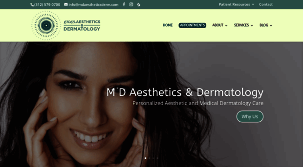 mdaestheticsderm.com