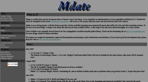 mdate.sourceforge.net