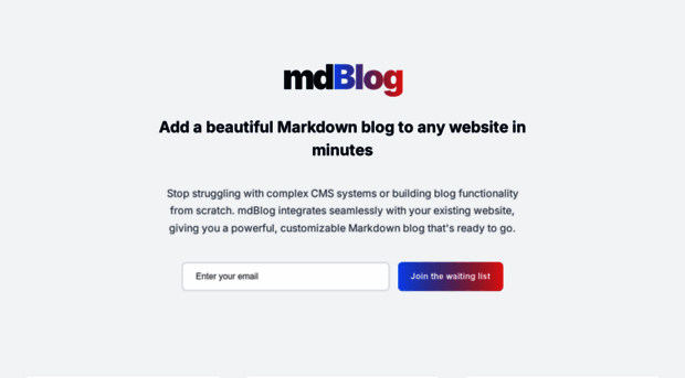 mdblog.io