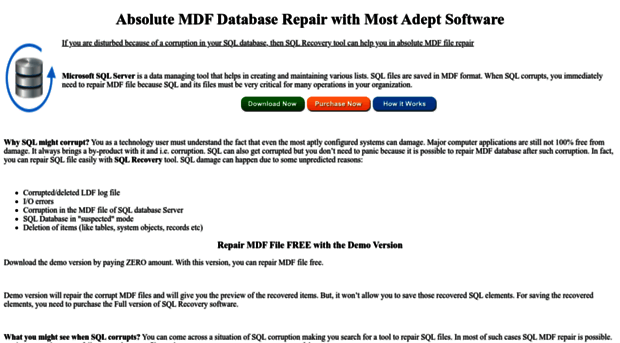 mdf.databaserepair.net