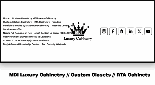 mdiluxurycabinetry.com