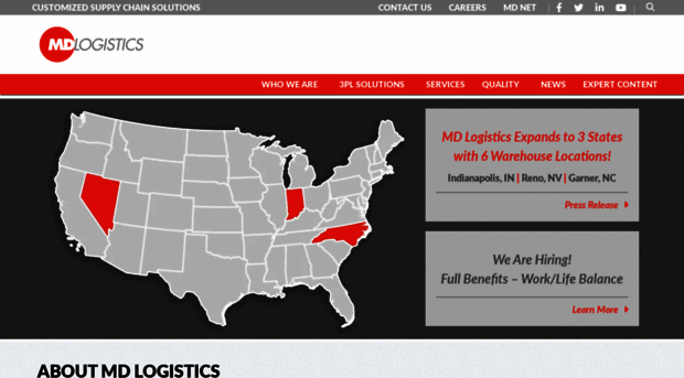 mdlogistics.com