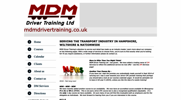 mdmdrivertraining.co.uk