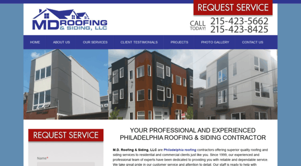 mdroofingandsidingllc.com