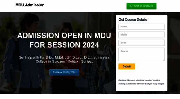 mduadmissioninfo.in