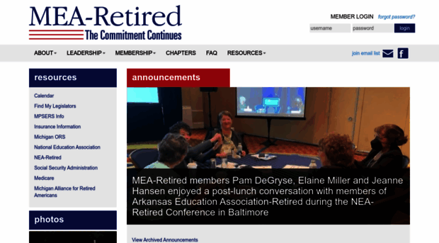 mea-retired.com
