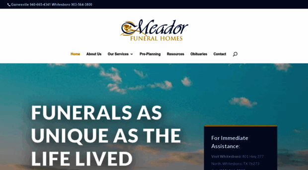 meadorfuneralhome.com - Home - Meador Funeral Homes - Meador Funeral Home