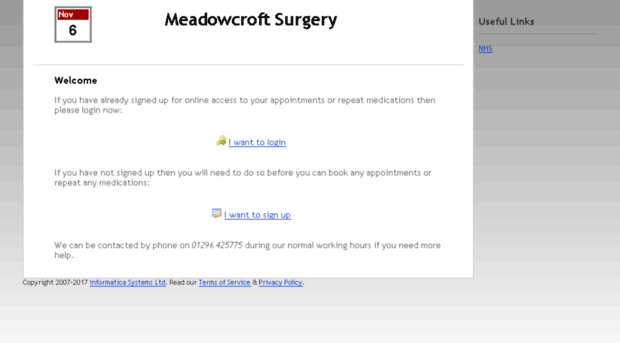 meadowcroft-surgery.appointments-online.co.uk