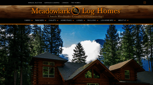 meadowlarkloghomes.com