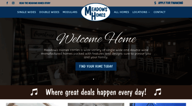 meadowshomes.com