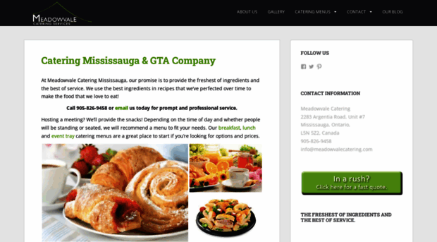 meadowvalecatering.com