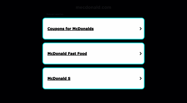 mecdonald.com