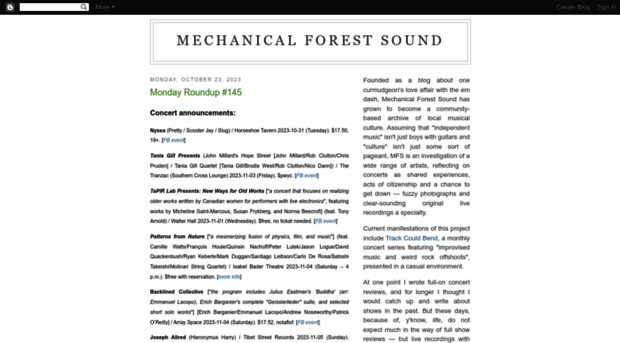 mechanicalforestsound.blogspot.com