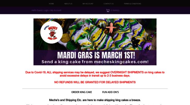 mecheskingcakes.com