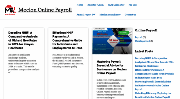 meclononlinepayroll.com