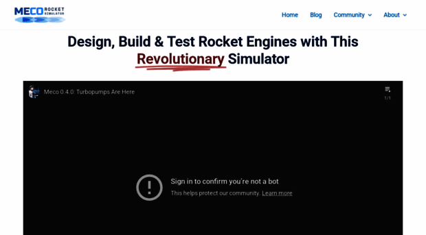 mecorocketsimulator.com