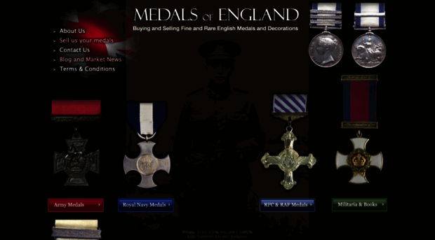 medalsofengland.com