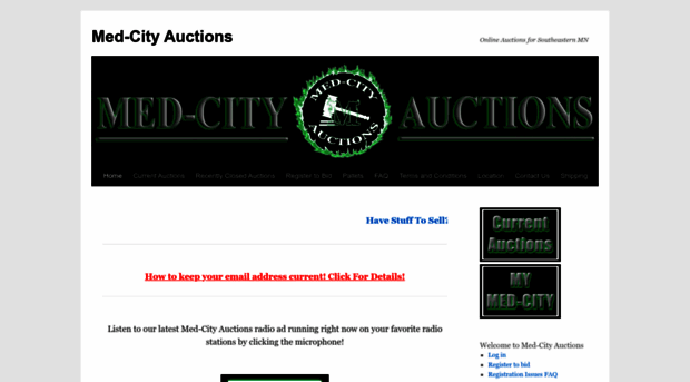 medcityauctions.com