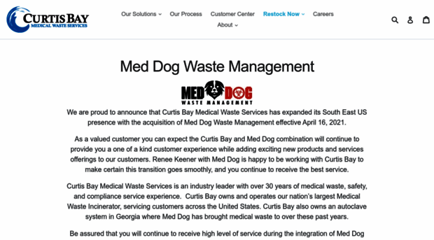 meddogwaste.com