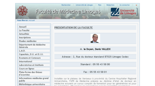 medecine.unilim.fr