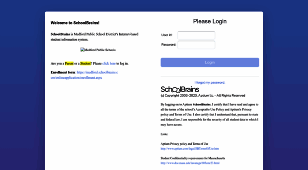 medford.schoolbrains.com