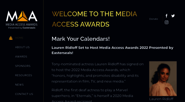 mediaaccessawards.com